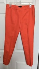 WILLI SMITH Straight Leg Flat Front Pants Trousers Melon Size 4