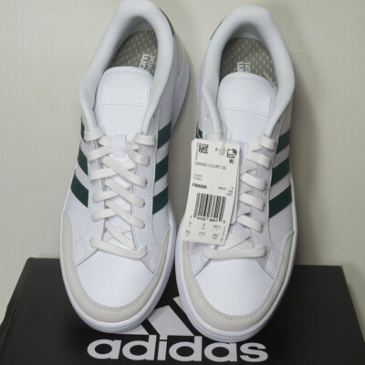 adidas Grand Court SE White Collegiate Green Sneakers FW6688