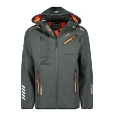 Geographical Norway Jacke Herren Softshell Übergangs Regen Frühjahr HerbstKapuze