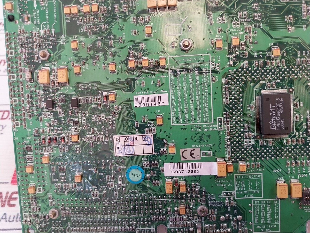 Phoenix Bios D586 BIOS Printed Circuit Board 1907589612 Rev B1.2