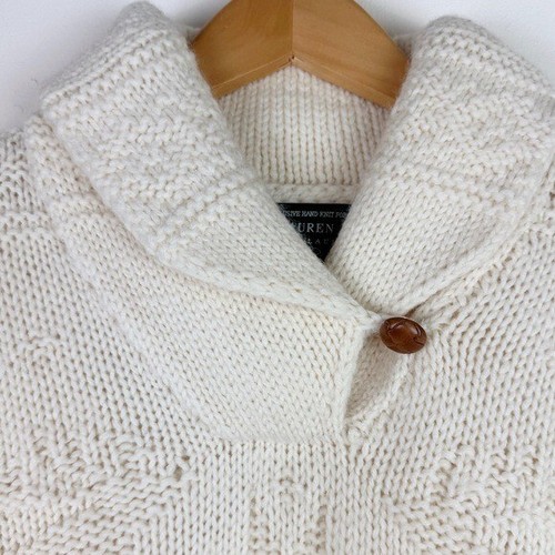 Lauren Ralph Lauren Vintage Hand-Knit Wool Sweater - Picture 3 of 11