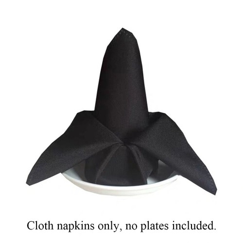 Party Table Napkins Square Polyester Cotton Fabric Solid Color Dining 48*48cm ) - Picture 7 of 29