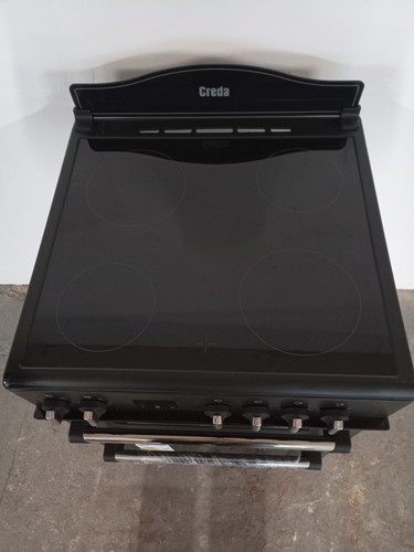 New Graded Black Creda C60CMRBL60 cm Electric Ceramic Cooker RRP£499 W2 - Picture 11 of 15