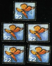 Canada sc#2708 x 5 Beneficial Insects: Monarch Butterfly, Used