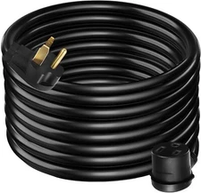 Extension Cord, 50ft 250 Volt, 10 Gauge Cord with 10 Awg 3 Prong, 50 Amp Power