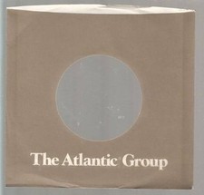 Company Sleeve 45 THE ATLANTIC GROUP - Brown w/ White Text 1978-1980 D/S