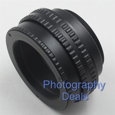 M42 to M42 17mm-31mm Adjustable Focus Helicoid Adapter Extension Macro Tube