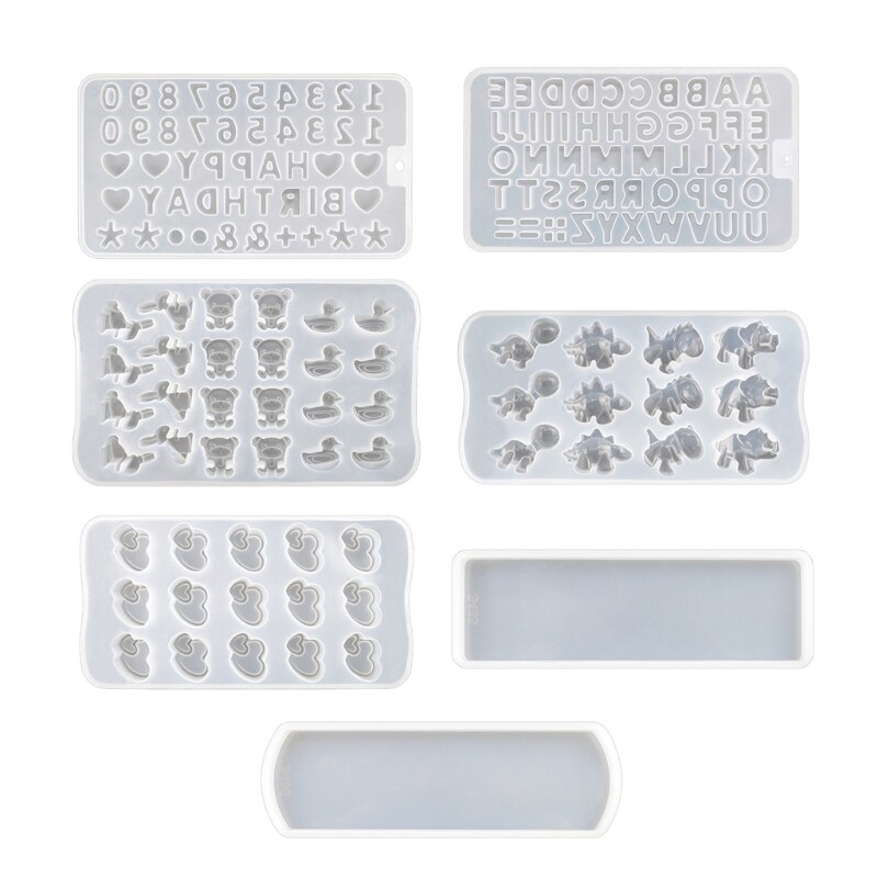 Jewelry Making Mold Letter Resin Mold Temporary Car Parking Card Resin Molds