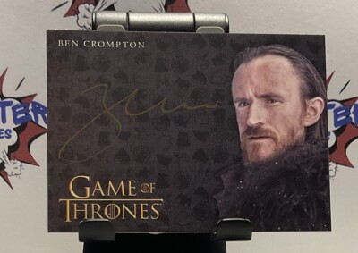 GOLD INK AUTO Game Of Thrones Autograph BEN CROMPTON as EDDISON TOLLETT