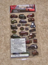 EK Success Disney Flat  Sticker ~ Metallic Cars Mix