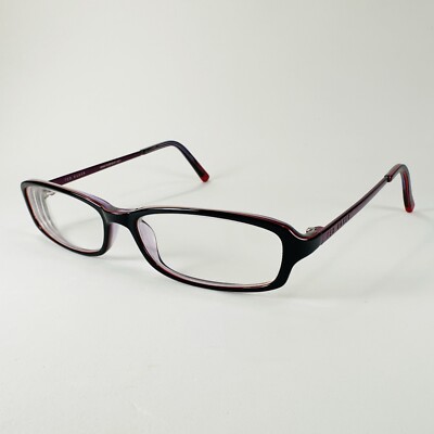 Ted Baker Eyeglasses Glasses FRAMES ONLY Snake Bite B812 EBO 52 15 130 Black Red
