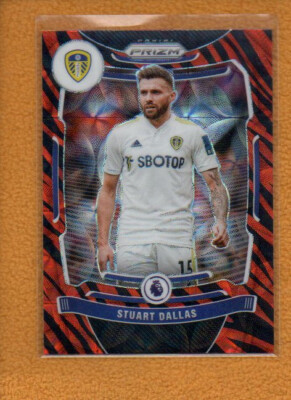 Stuart Dallas 2021-22 Panini Prizm Premier League Choice Tiger Stripe Prizm #212
