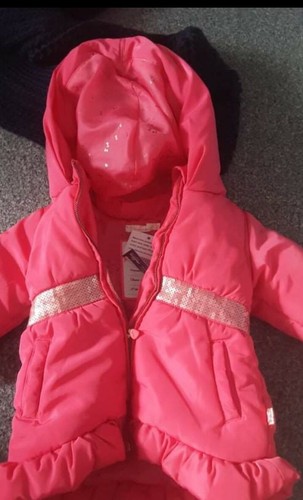 Bebé Niña Fucsia Abrigo 9 meses de edad billieblush | eBay