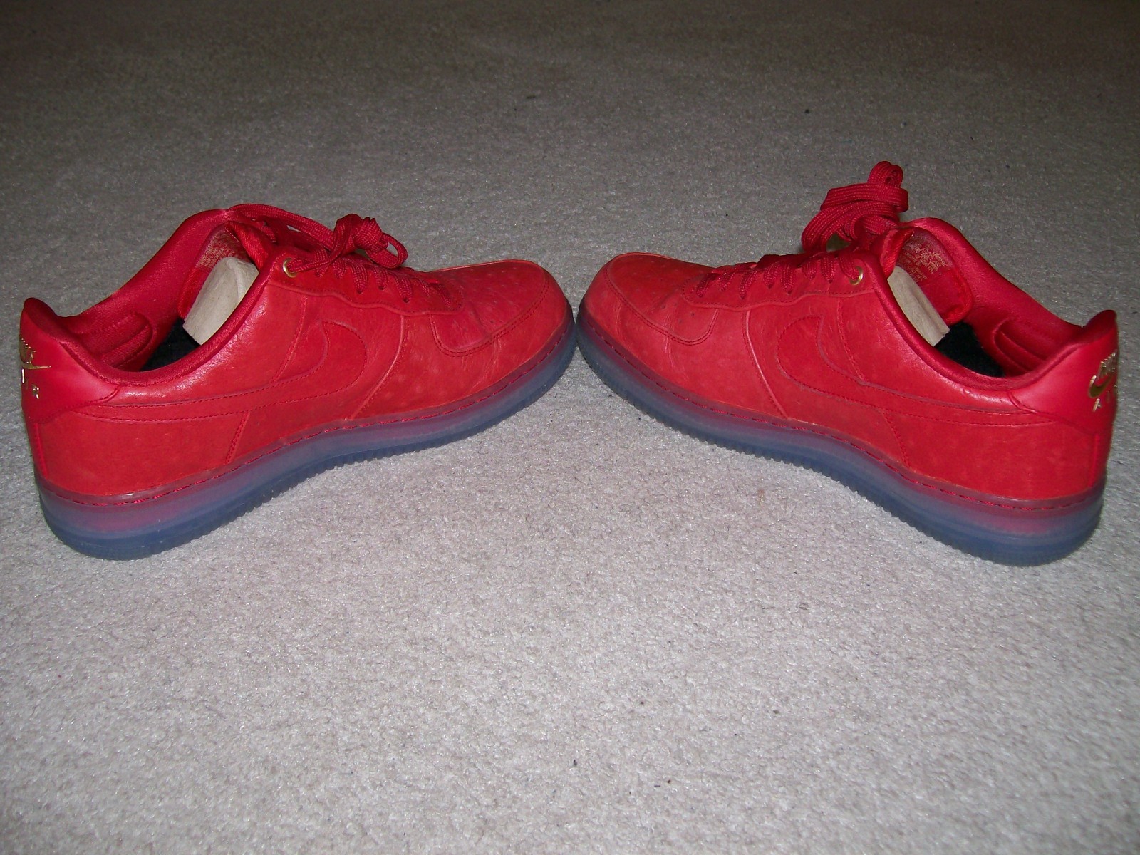 Nike Red Air Force 1 CMFT Lux Low sz 11 Red Nike gym Ice Metallic GOLD China 805300-600 18279c Nike Red Air Force 1 CMFT Lux Low sz 11 Red Nike gym Ice Metallic GOLD China 805300-600 18279c