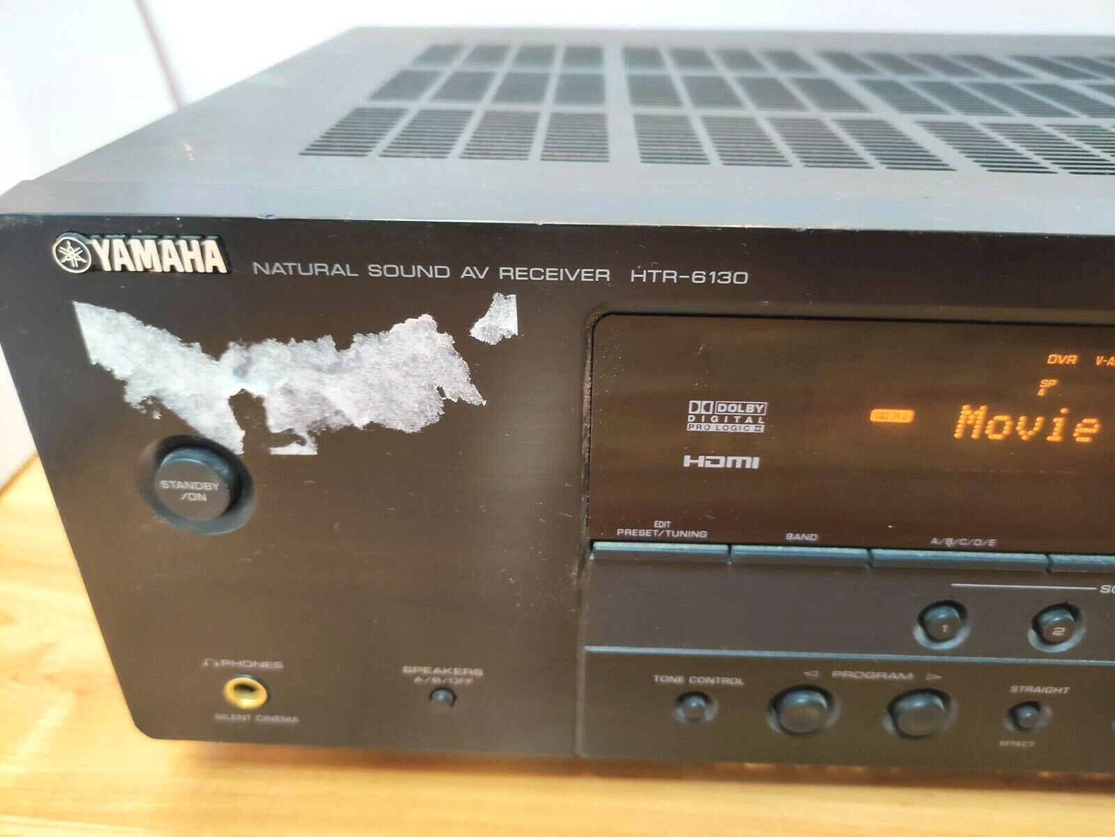 WORKING YAMAHA HTR6130 HOME THEATER NATURAL SOUND AV RECEIVER HDMI