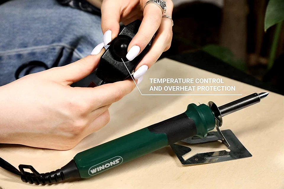 WINONS WBT-0003 Pirografo per Legno Professionale con Forme e Saldatore a Stagno - Immagine 2 di 4
