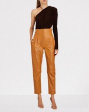 New Stylish Women's Leather Pant Handmade Genuine Lambskin Leather Casual Party