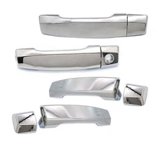 New For Nissan Titan 2004-2018 4PCS Exterior Outside Door Handle Set Chrome