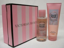 NEW Victoria's Secret PINK DESERT PETALS 2 PC SET BODY MIST  BODY LOTION