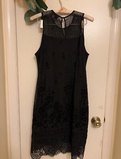 Ethereal/ Womens/Lace Boho Fairy/ Dress Sz Medium Black