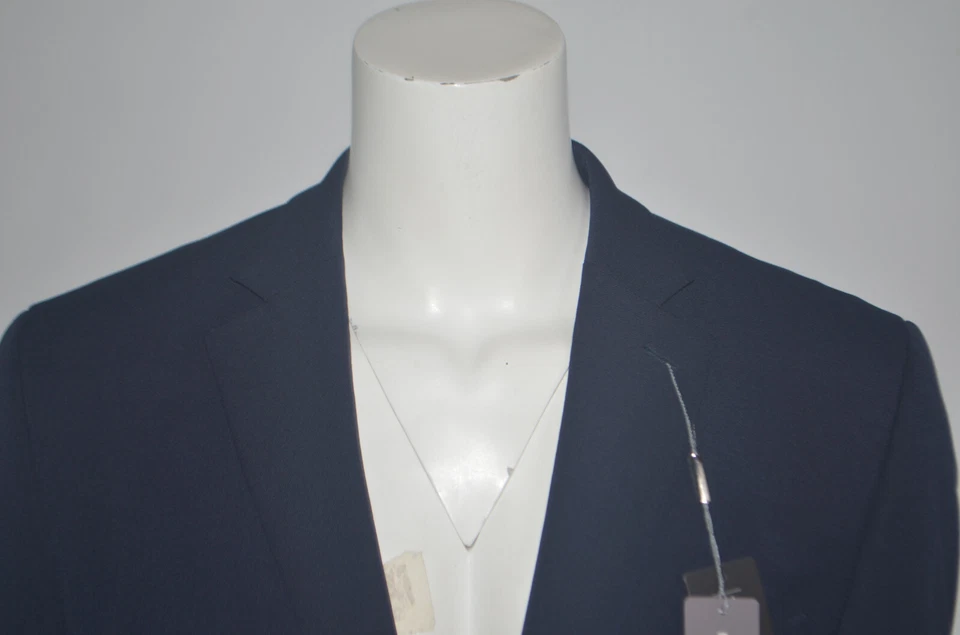 NUEVO CON ETIQUETAS MICHAEL KORS Abrigo Deportivo Blazer Azul Marino Elástico Calce Clásico Talla 44R Foto 2 de 4