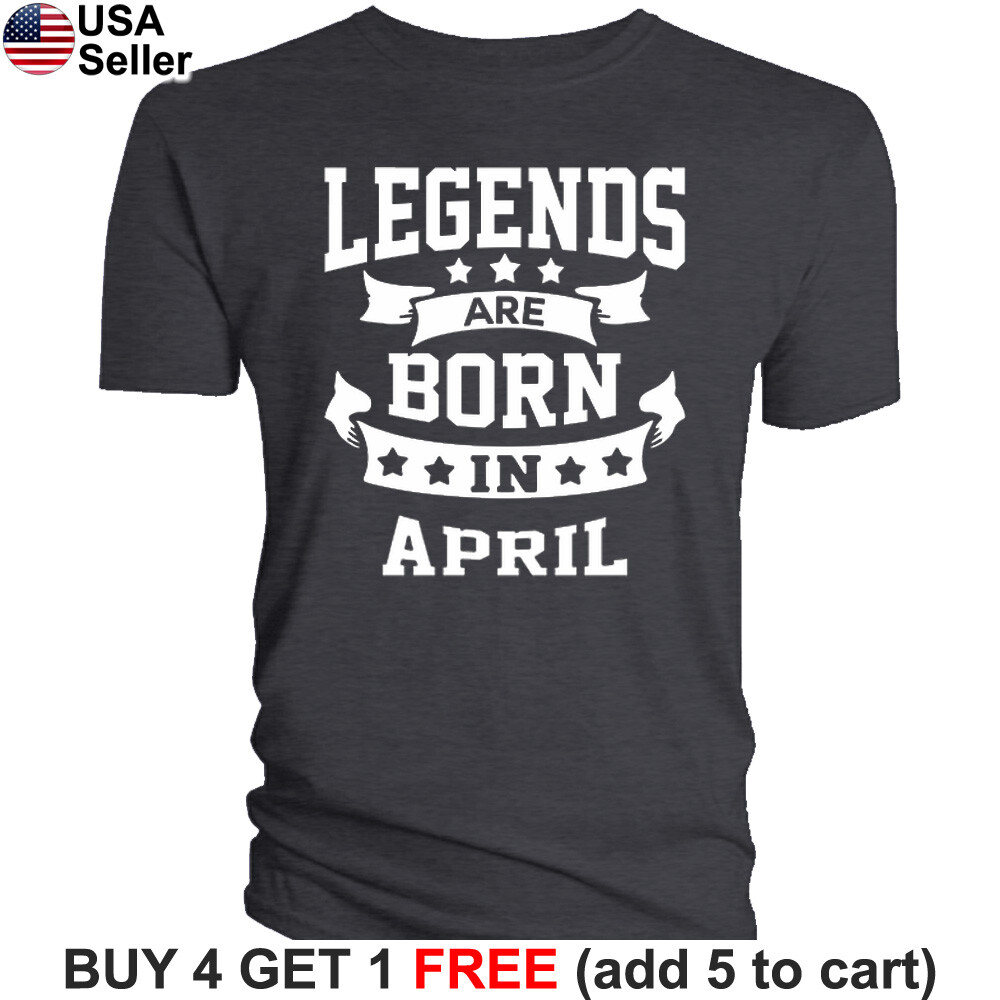 Legends Are Born In Month T-Shirt Birthday On Gift Funny Men Women Kings X12 - Foto 2