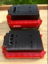 **2 Pack** Porter Cable 20V Battery Holder Mount Wall/Under Shelf