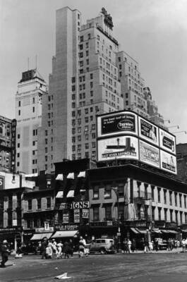 View northeast corner intersection 42nd Street & 8th Avenue N- 1930 Old Photo