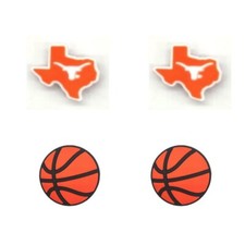 NCAA Texas Longhorns Team For Shoe Charm - 4 Pieces