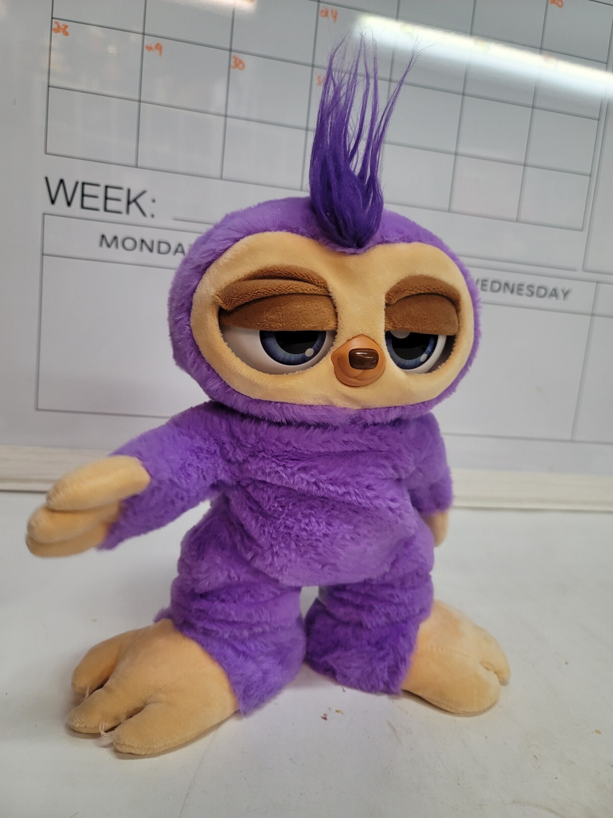 Zuru Pets Alive Purple FIFI The Flossing Sloth DANCING PLUSH Tested 