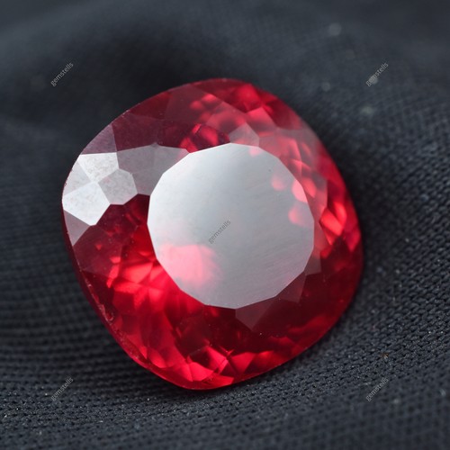 A+ Quality 18.35 Ct Square Cushion Cut Natural Red Ruby Loose Gemstone CERTIFIED - Picture 2 of 13
