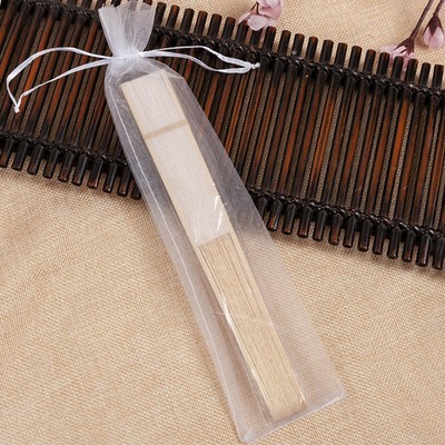 10 Pack Folding Hand Fan Pouch Drawstring Organza Bags Folding Fan Pocket Bag