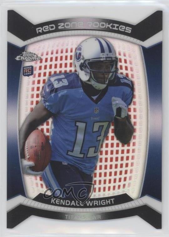 2012 Topps Chrome Red Zone Rookies Die-Cut Refractor Kendall Wright RC 1x9