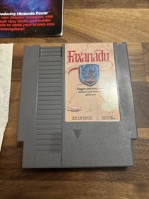oval seal Faxanadu in box nintendo nes game w/ Toys &ldquo;R&rdquo; Us receipt Partial Seal