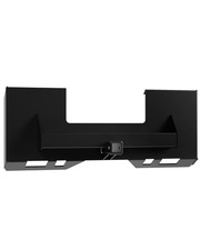 Garvee 1/4" Quick Attach Plate 2" Receiver 3000Lbs for Skid Steer Tractor Black