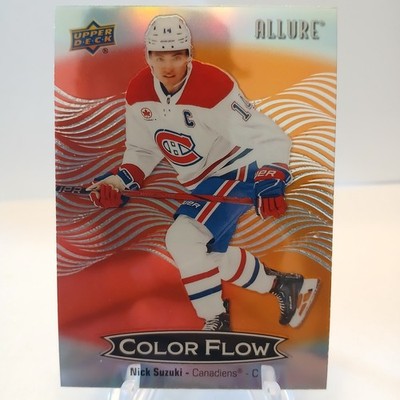 2024-25 Nick Suzuki Allure Color Flow Red-Orange CFL-40 Canadiens