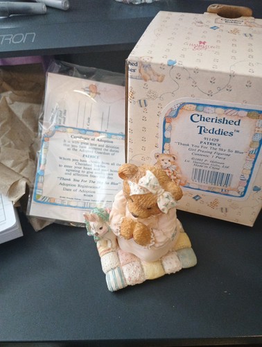 Cherished Teddies PATRICE NIGHTTIME PRAYER Thank You for the Sky So Blue