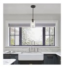 KLSS Oil Rubbed Bronze Pendant Lights Kitchen Island - Clear Glass Pendant Light — photo 3