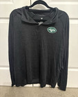 Fanatics New York Jets Football Men's Hooded Long Sleeve Shirt, Black XL — photo 1