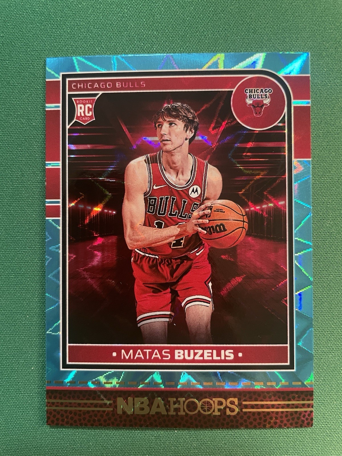 2024-25 Panini Nba Hoops - Rookies Matas Buzelis #241 Teal Explosion (RC) - BB18