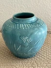 1945 Rookwood Pottery Celedon Glaze 6" Vase #6761 - Blue/Green Hue - Rare MCM
