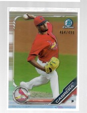 Genesis Cabrera 2019 Bowman Chrome Refractor 464/499 Rc Prospect card #BCP-187