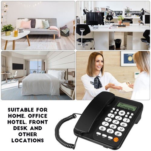 Telefonnummer Für Anrufer -ID Büro Schnurgebundene Telefone Rentner Festnetz - Bild 5 von 11