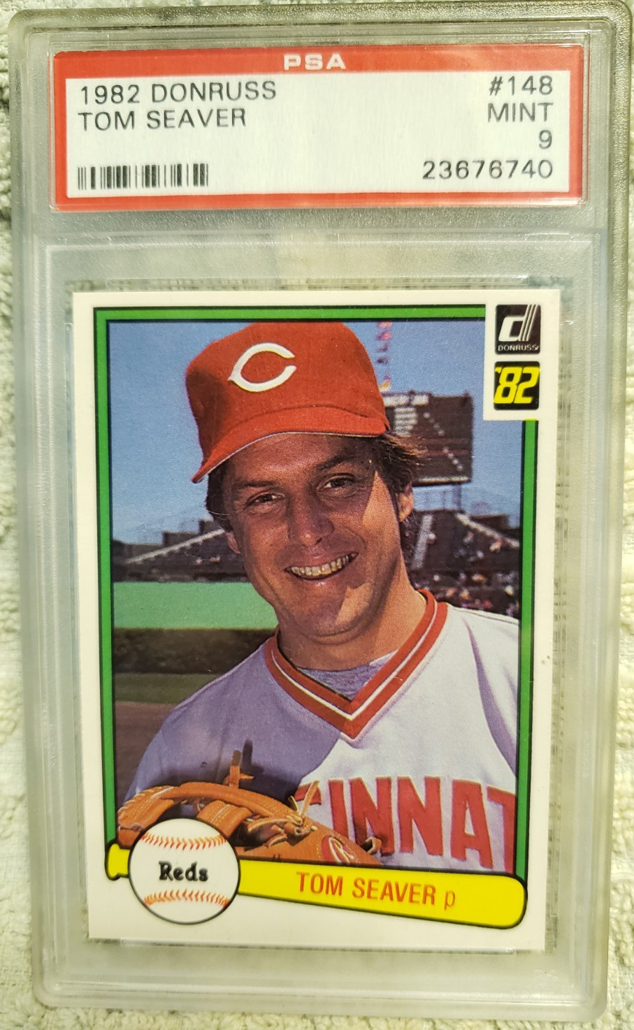 1982 Donruss Tom Seaver #148 Reds PSA 9 MINT 23676740
