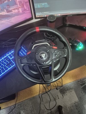 Thrustmaster T28 Force Feedback Lenkrad & Pedale-Set für PS5/PS4/PC