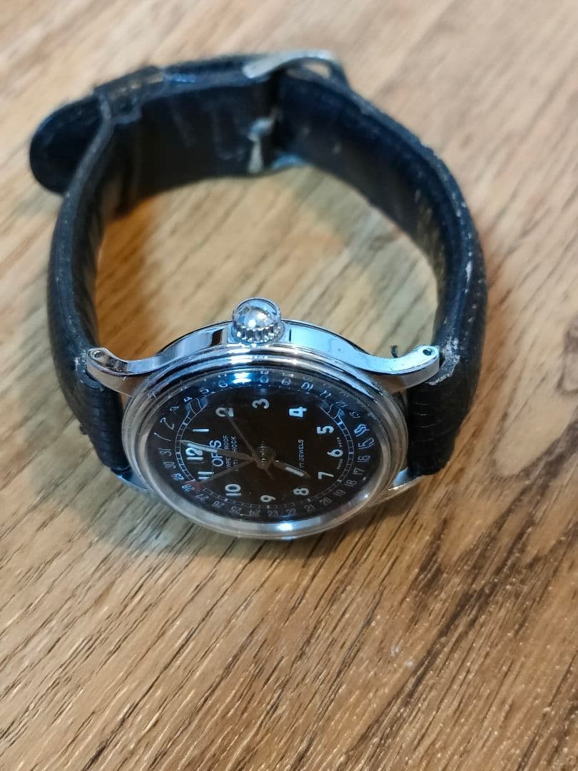 Oris Manual Winding Watch Pointer Date Black Dial… - image 4