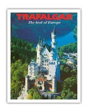 Trafalgar Tours - The Best of Europe - Vintage Travel Poster 1970
