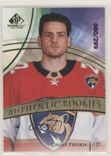 2020 SP Game Used Authentic Rookies Golden Burst 60/299 Chase Priskie #198 01g1