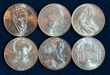 Lot of 6 Austria 25 Schilling 1964 1965 1966 1967 1968 1970 Silver .800 ASW 2 Oz