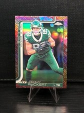 2025 Topps Chrome NFL #239 Jeremy Ruckert Leather Refractor RC Jets